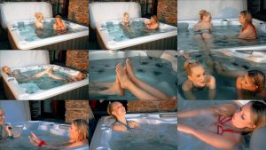 Lesbian bondage - Penny Lee and Ariel Anderssen – Hot Tub Karada - Sensual bondage