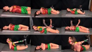 Rope Bondage - Robin is Bound and Humiliated - Part 1 of 2 - Robin struggles and tries to break free 