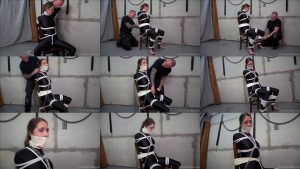 Chrissy to struggle helplessly - You Can’t Be Too Careful When Dealing With Chrissy Marie! - Chrissy Marie is gagged with  ballgag and microfoam tape wrapped
