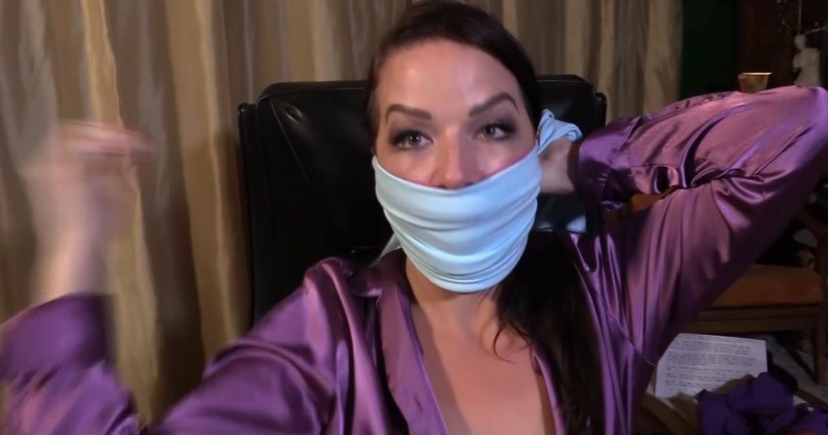 JJ Plush is gagged - Over 54 minutes of self gags! - Borntobebound