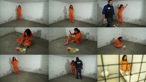 Handcuffs Bondage - Gotcuffs JJ Plush turns herself in part 5 of 6 - Woman under arrest