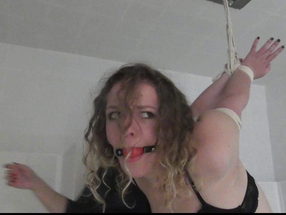 Rope Bondage - Getting punished for trying on my stepmothers lingerie part 1 of 2