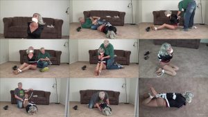 Claire D’Lune Bondage – Roughly Handled and Hogtied - Officeperils
